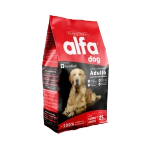 Alfa Dog Tradicional Adulto Razas Medianas y Grandes 25 Kg