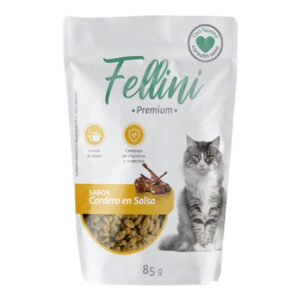 Sachet Fellini Cordero en Salsa 85 g