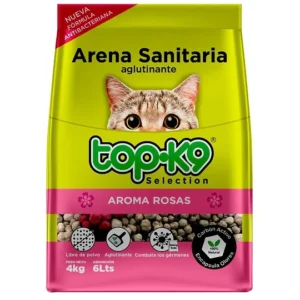 Top K9 Arena Aglutinante Aroma Rosas 4 Kg