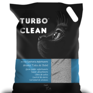 Turbo Clean Arena Aglutinante Talco Bebe 10 Kg