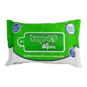 Top.k9 Wipes Toallitas Humedas Para Mascotas 20 Unidades