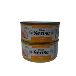 Alimento Humedo para Gatos Adultos Dibaq Sense sabor Pollo Lata de 70 Grs