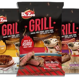 Dr. Zoo Grill Tiritas Estilo Churrasquito Para Perros Sabor Carne