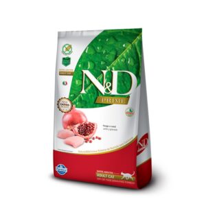 N & D Prime Pollo y Granada Gatos Castrados 1.5 Kg