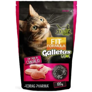 Fit Formula Galletas para Gatos Sabor Cangrejo 100 Grs