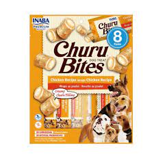 Snack Ciao Churu Dog Bites Packs 8 Unidades Wraps de Pollo