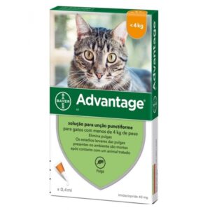 Advantage  Pipeta Antipulgas para Gatos hasta 4 Kg