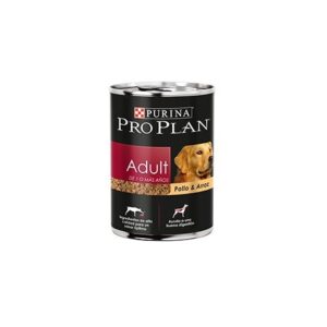 Purina Pro Plan Perro Adulto Lata Pollo y Arroz 368 Grs