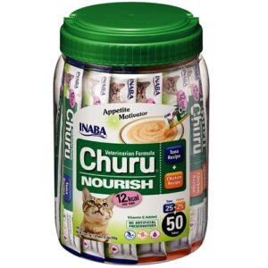 Inaba Ciao Churu Nourish Atún y Pollo Frasco de 50 tubos