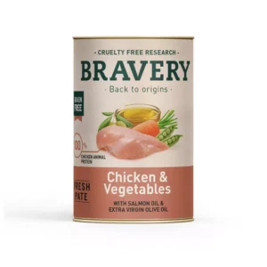 Bravery Chicken & Vegetables Adult Dog 290 gr